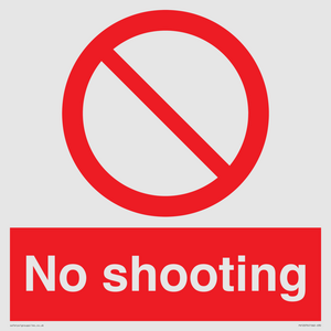 No shooting